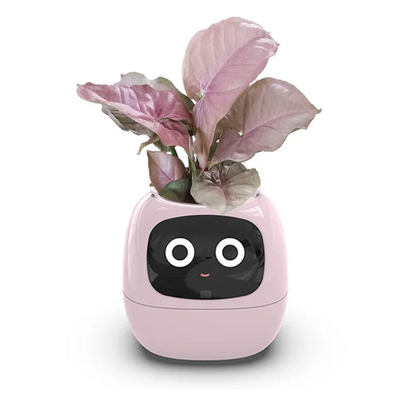 Indoor Creative Interaction Tamagotchi Cute Pet Small Smart Flower Pot APP Control Flowerpot Let Your Plants Express Emotions